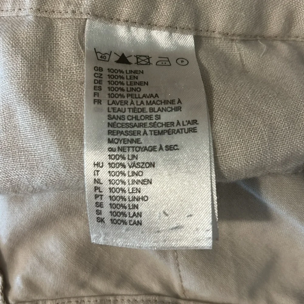 H&M beige linen